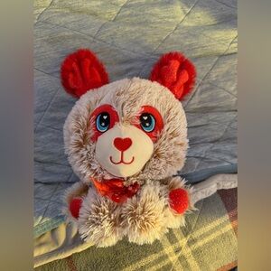 valentine dog stuffy
